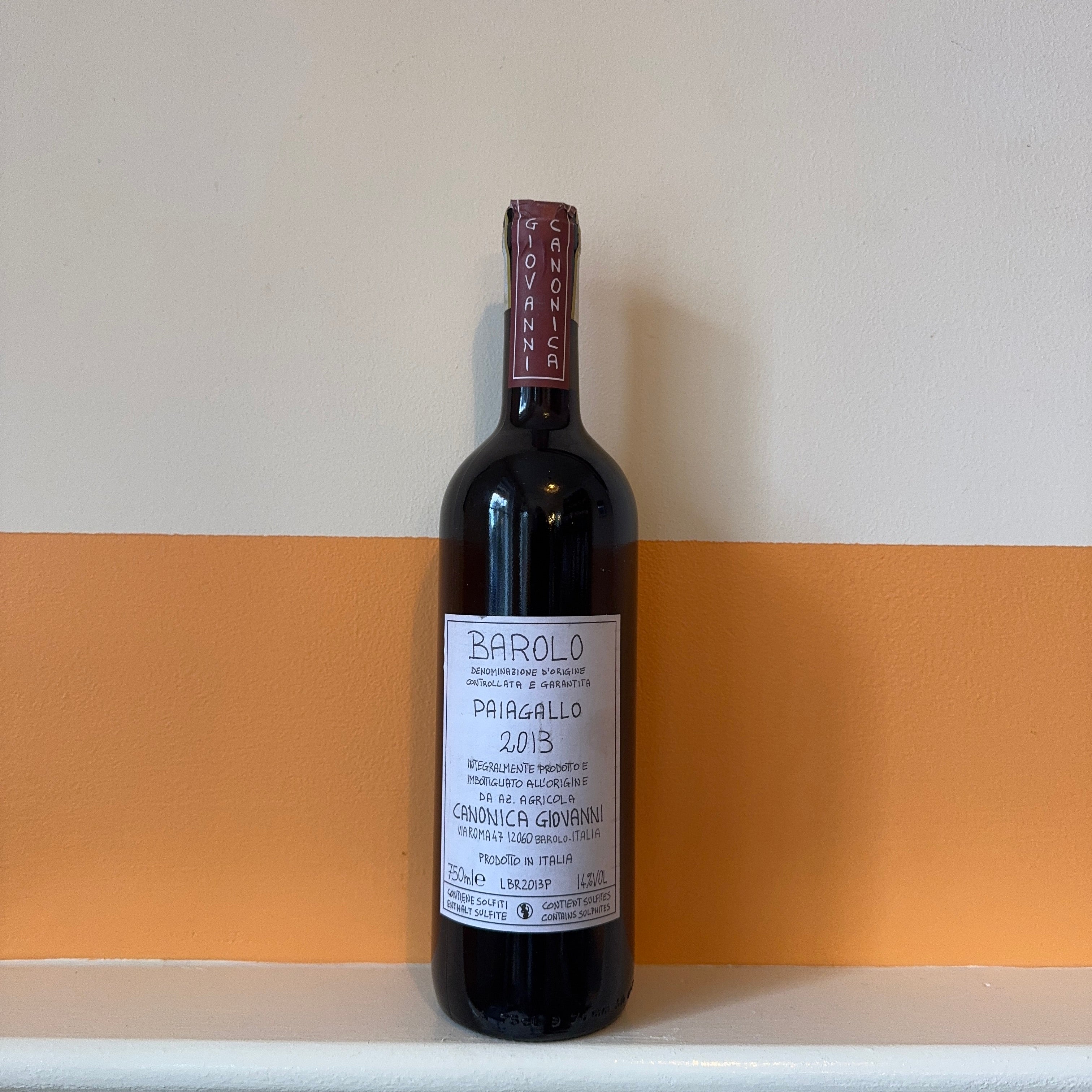 Giovanni Canonica - Barolo Paiagallo 2013