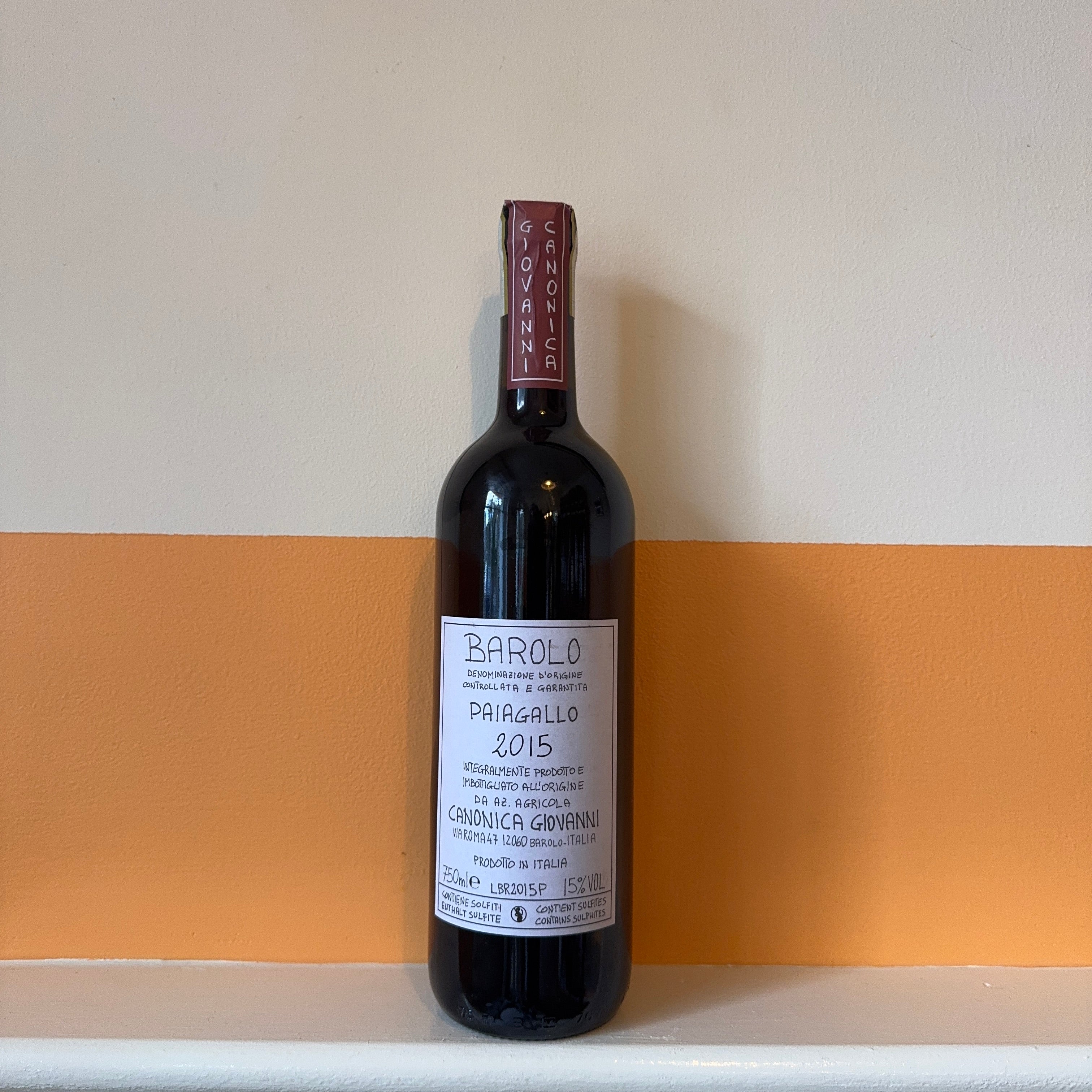 Giovanni Canonica - Barolo Paiagallo 2015